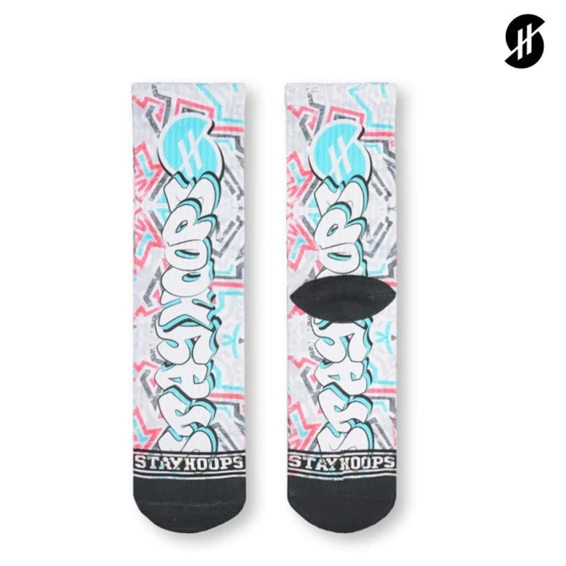 KAOS KAKI BASKET STAY HOOPS ANCFITI Socks